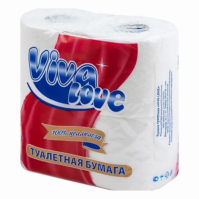 Туалетная бумага VIVA Love